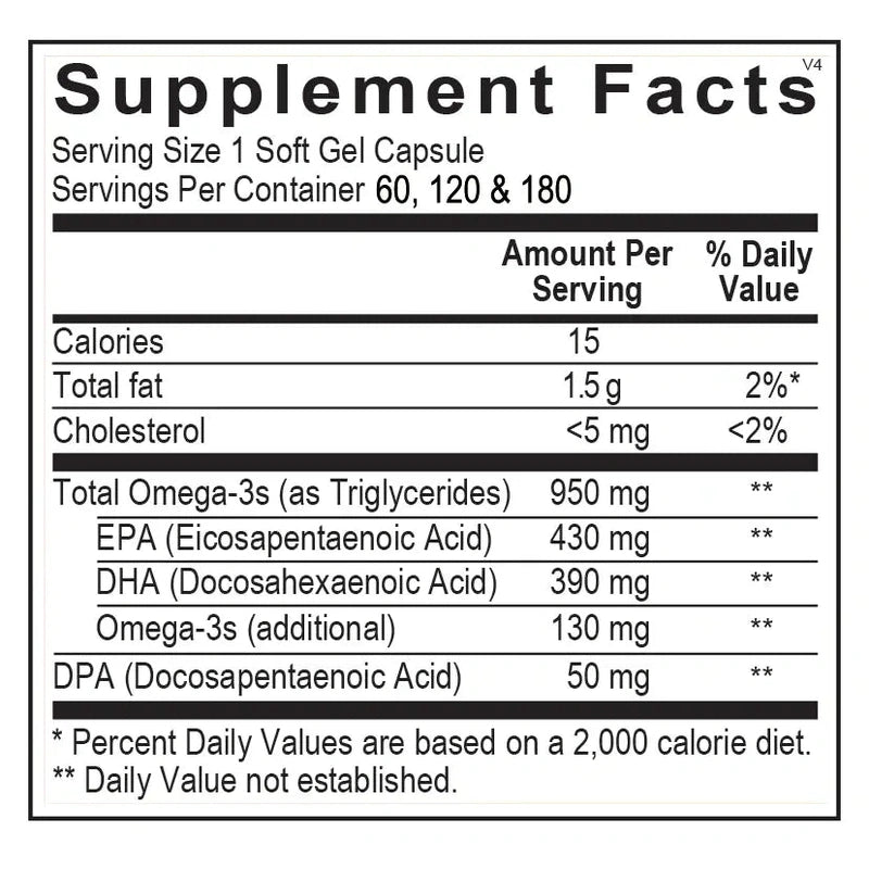 Orthomega® 820 (180 Capsule Count)
