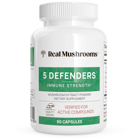 5 Defenders Organic Mushroom Blend Capsules