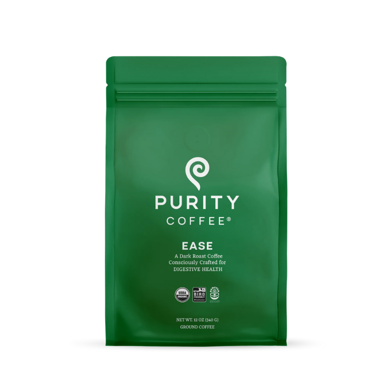 EASE: DARK ROAST WHOLE BEAN COFFEE 12oz
