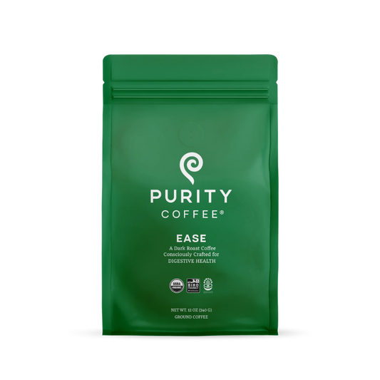 EASE: DARK ROAST WHOLE BEAN COFFEE 12oz
