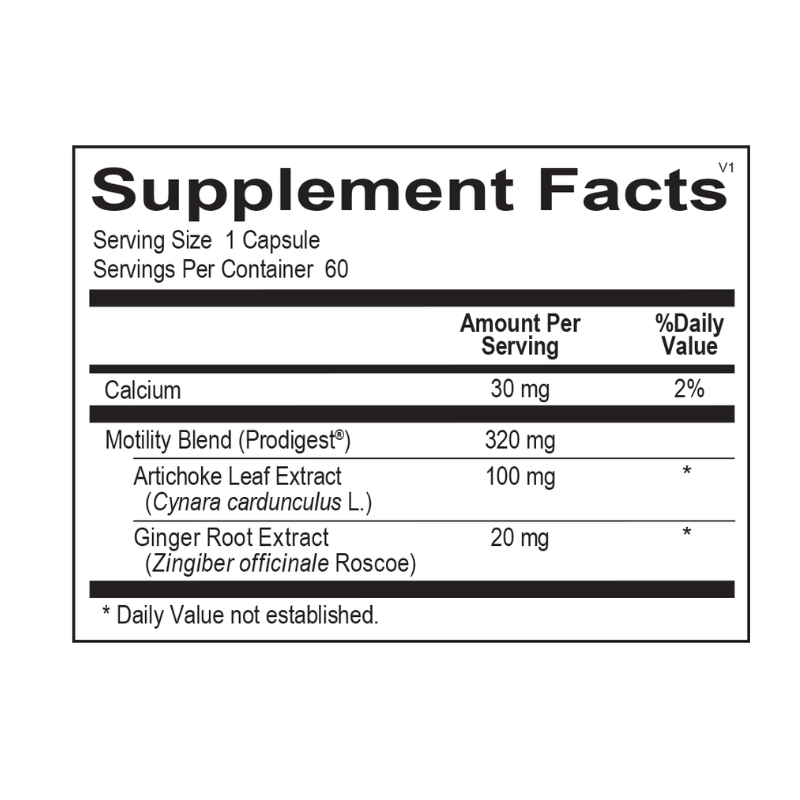 Motility PRO 60 capsules