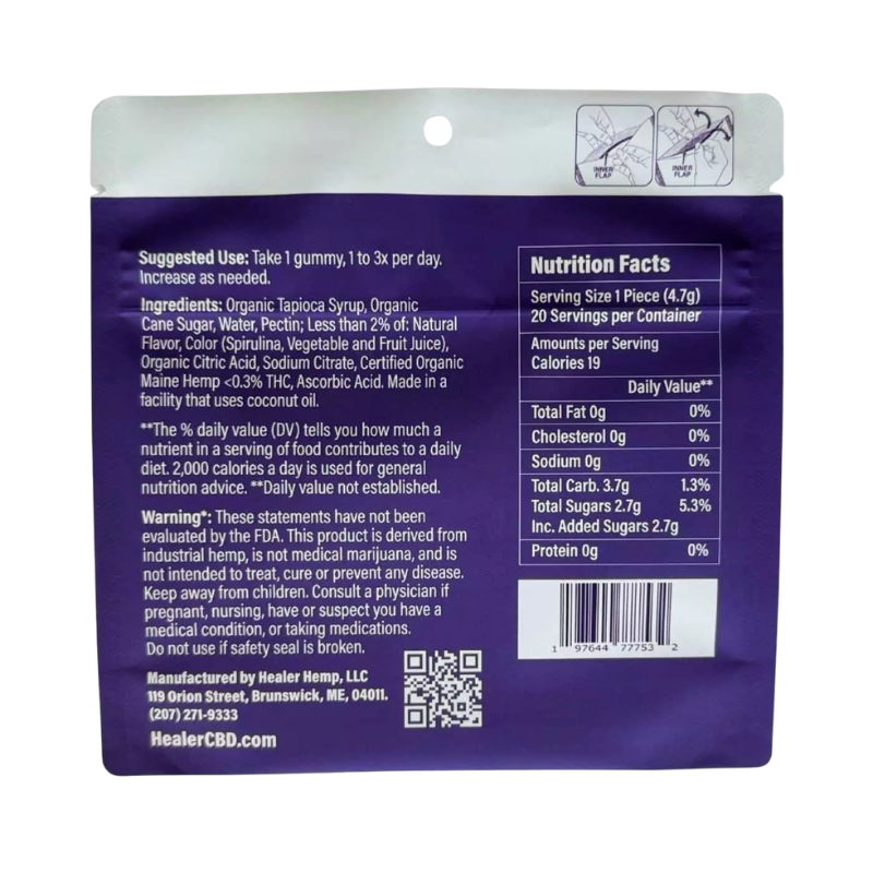 Relax CBG Gummies 6:1 CBG:CBGA