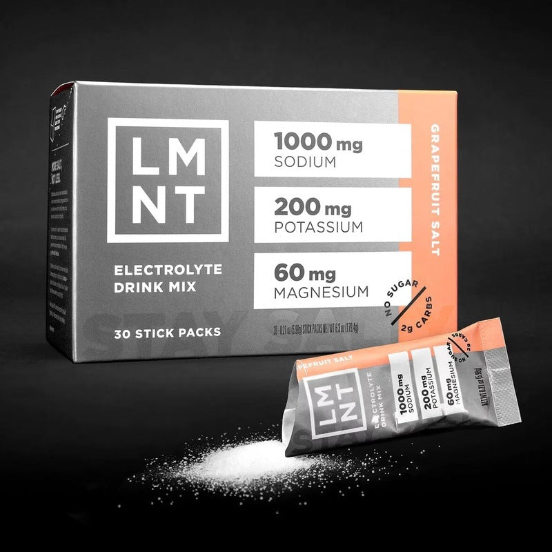 Zero-Sugar Electrolytes Grapefruit Salt (30 Stick Pack)