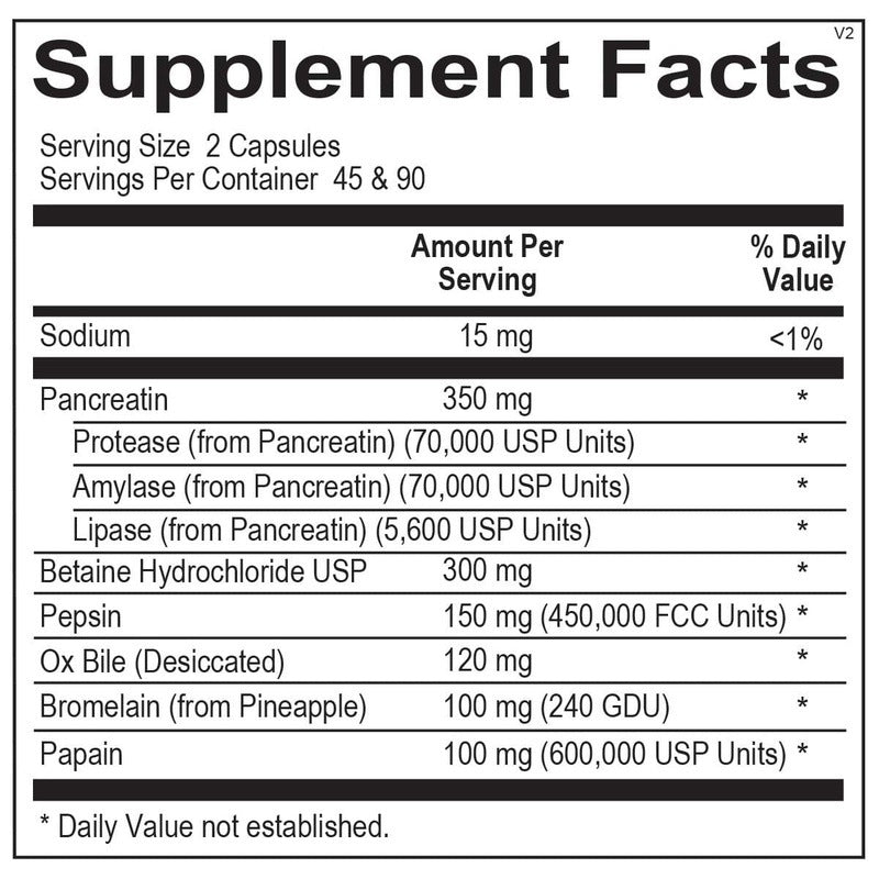 Ortho Digestzyme (180 Capsules)