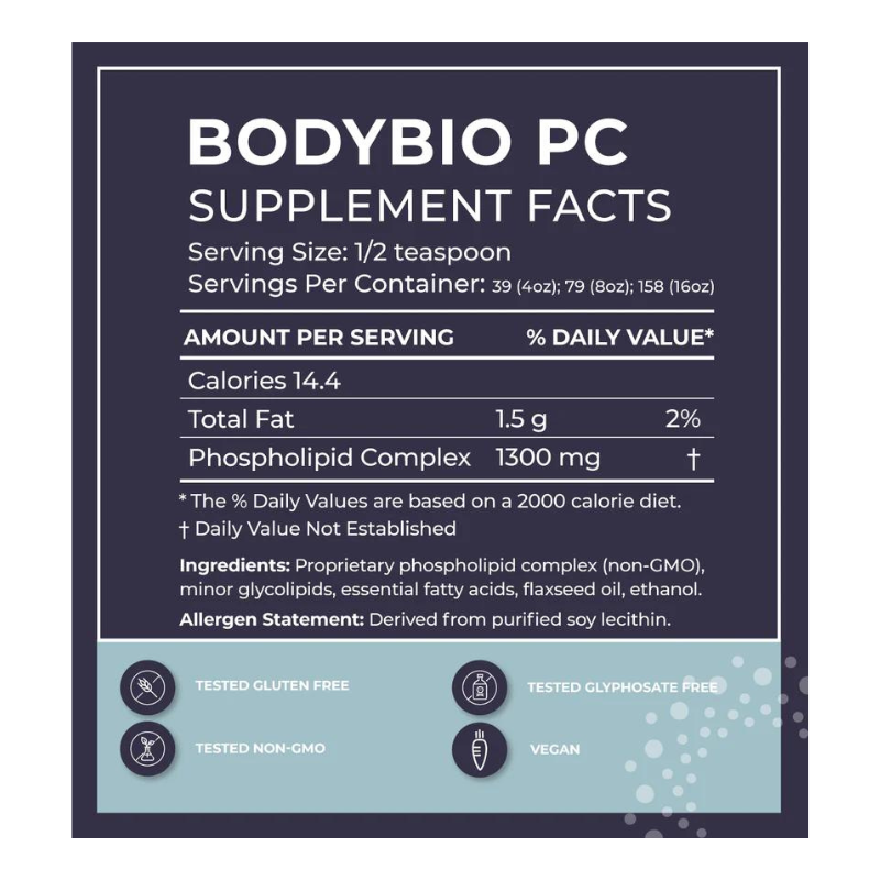 BodyBio PC Liquid 8fl oz