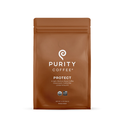 PROTECT: LIGHT-MEDIUM ROAST WHOLE BEAN COFFEE 12oz