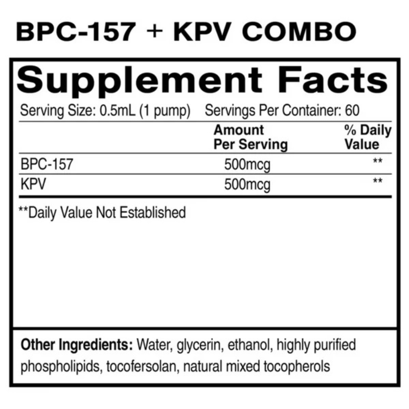 Quicksilver Liposomal Peptides – BPC 157 + KPV Combo