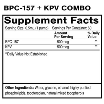 Quicksilver Liposomal Peptides – BPC 157 + KPV Combo