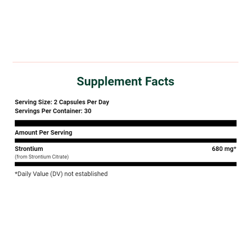 AlgaeCal Strontium Boost 60 Capsules