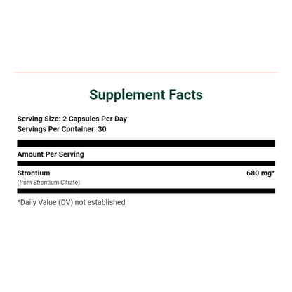AlgaeCal Strontium Boost 60 Capsules