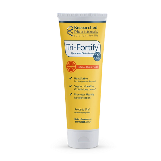 Tri-Fortify Orange® Liposomal Glutathione – Orange Tube