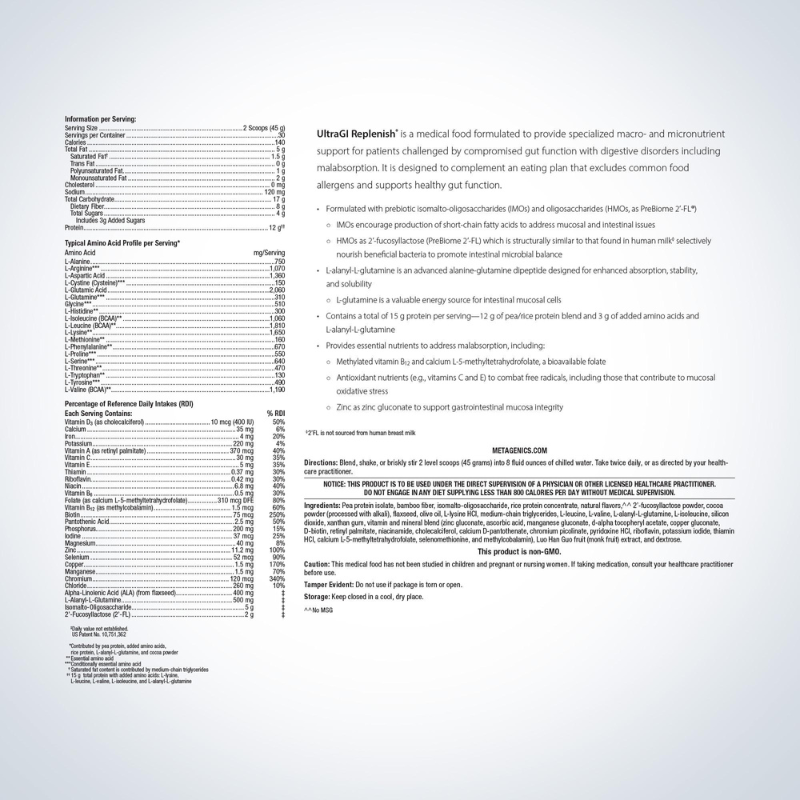 UltraGI Replenish®  ( Chocolate 30 Servings)