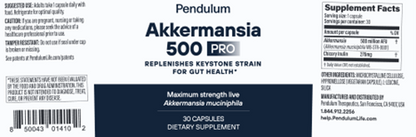 Akkermansia 500 Pro 30 capsules
