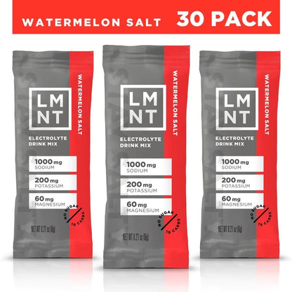 Zero-Sugar Electrolytes Watermelon Salt (30 Stick Pack)