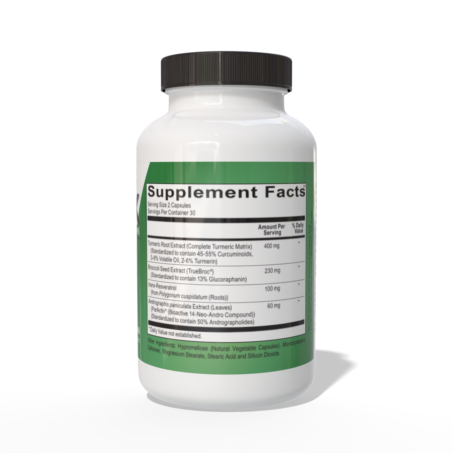 PEAK Restore Supplement Facts